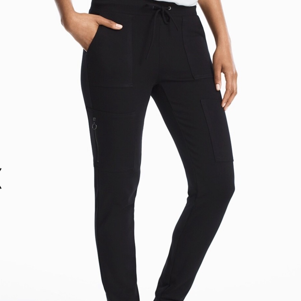 white house black market cargo knit jogger pants S